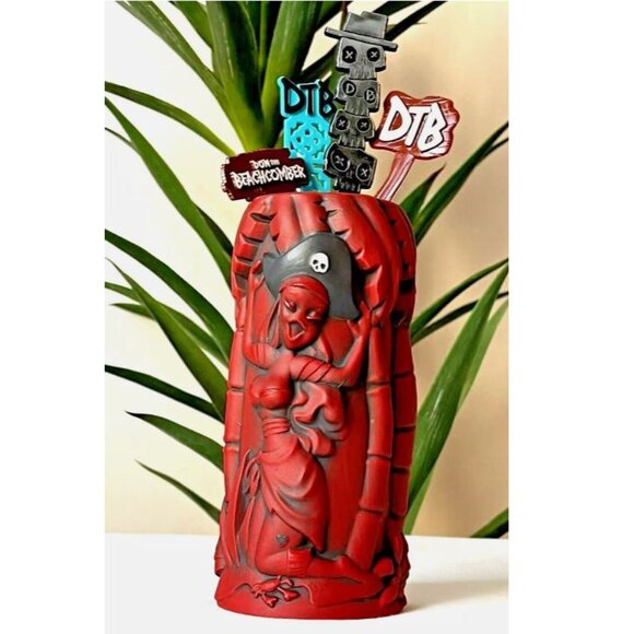 Gasparilla "Marooned Mutineer" Tiki Mug Cup Candy Wild 7" 20oz Pirate Ship Rum